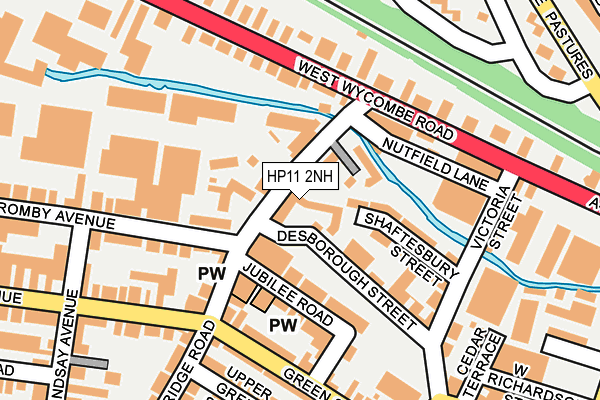 HP11 2NH map - OS OpenMap – Local (Ordnance Survey)