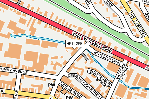 HP11 2PE map - OS OpenMap – Local (Ordnance Survey)