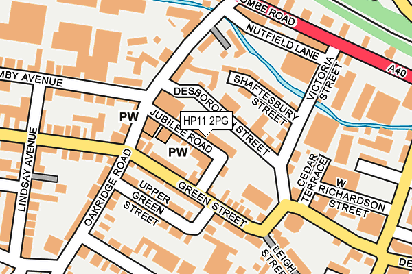 HP11 2PG map - OS OpenMap – Local (Ordnance Survey)