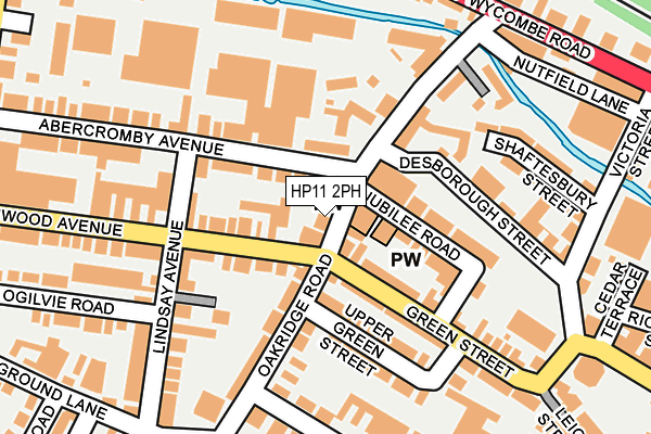 HP11 2PH map - OS OpenMap – Local (Ordnance Survey)