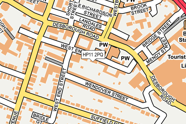 HP11 2PQ map - OS OpenMap – Local (Ordnance Survey)