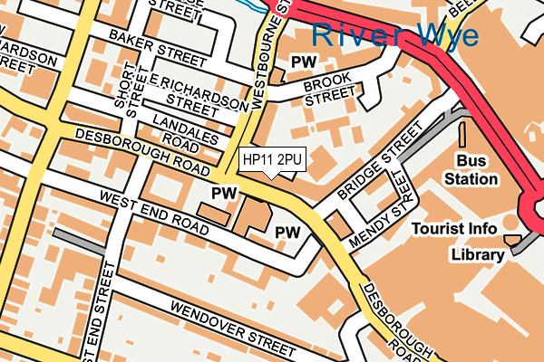 HP11 2PU map - OS OpenMap – Local (Ordnance Survey)