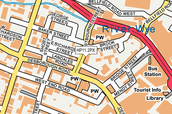 HP11 2PX map - OS OpenMap – Local (Ordnance Survey)