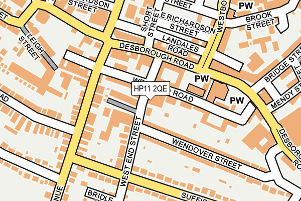 HP11 2QE map - OS OpenMap – Local (Ordnance Survey)