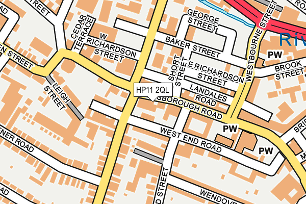 HP11 2QL map - OS OpenMap – Local (Ordnance Survey)