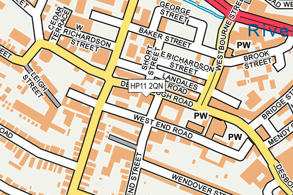 HP11 2QN map - OS OpenMap – Local (Ordnance Survey)