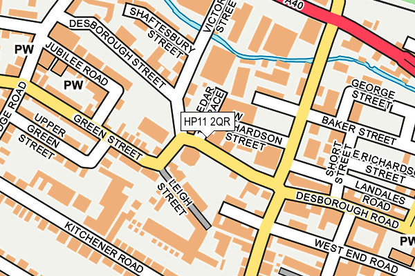 HP11 2QR map - OS OpenMap – Local (Ordnance Survey)