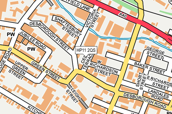 HP11 2QS map - OS OpenMap – Local (Ordnance Survey)