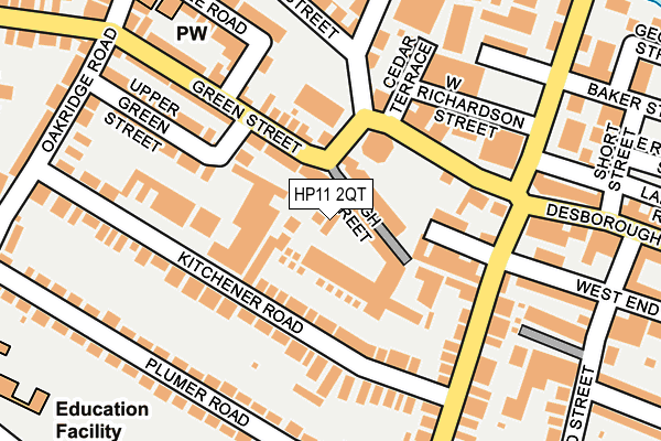 HP11 2QT map - OS OpenMap – Local (Ordnance Survey)