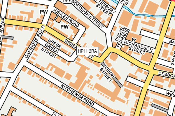 HP11 2RA map - OS OpenMap – Local (Ordnance Survey)