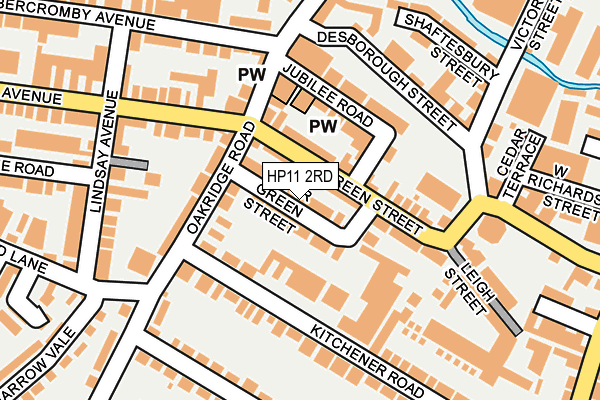 HP11 2RD map - OS OpenMap – Local (Ordnance Survey)