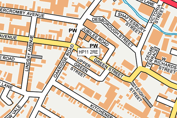 HP11 2RE map - OS OpenMap – Local (Ordnance Survey)