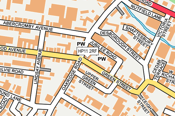 HP11 2RF map - OS OpenMap – Local (Ordnance Survey)