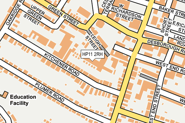 HP11 2RH map - OS OpenMap – Local (Ordnance Survey)