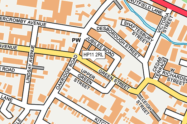 HP11 2RL map - OS OpenMap – Local (Ordnance Survey)