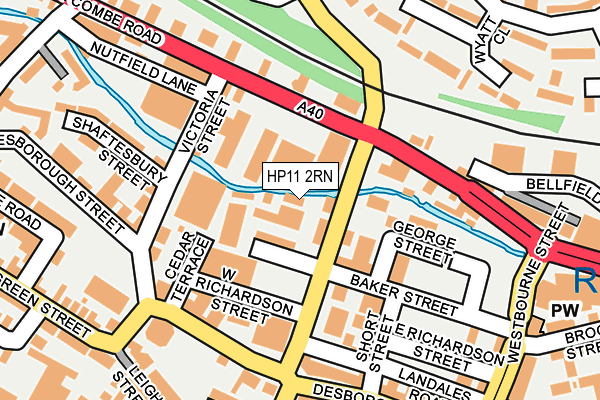 HP11 2RN map - OS OpenMap – Local (Ordnance Survey)