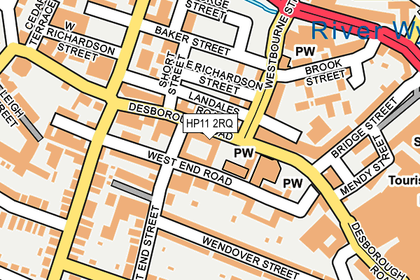 HP11 2RQ map - OS OpenMap – Local (Ordnance Survey)