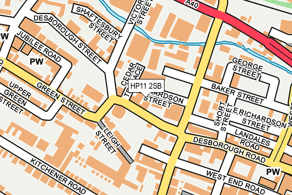 HP11 2SB map - OS OpenMap – Local (Ordnance Survey)