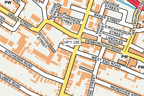 HP11 2SE map - OS OpenMap – Local (Ordnance Survey)