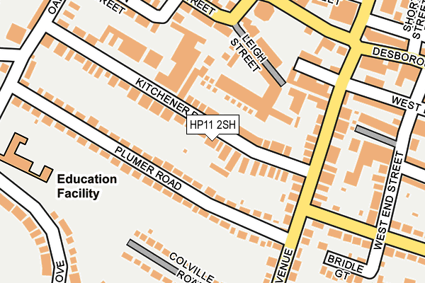 HP11 2SH map - OS OpenMap – Local (Ordnance Survey)