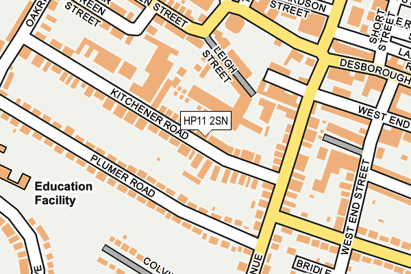 HP11 2SN map - OS OpenMap – Local (Ordnance Survey)