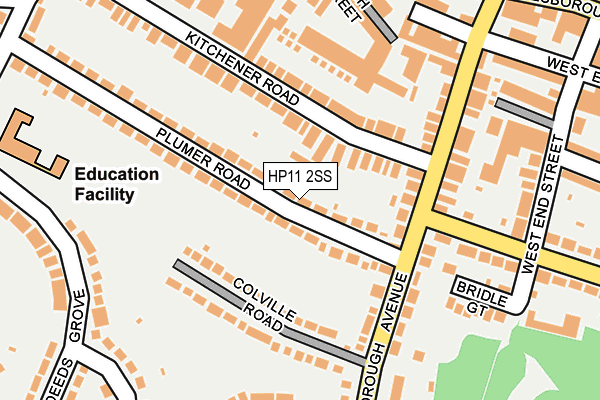 HP11 2SS map - OS OpenMap – Local (Ordnance Survey)