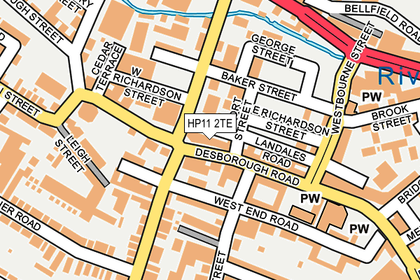 HP11 2TE map - OS OpenMap – Local (Ordnance Survey)