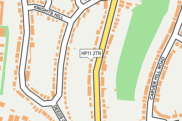 HP11 2TN map - OS OpenMap – Local (Ordnance Survey)