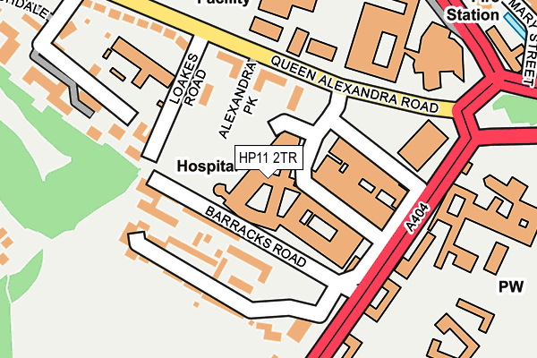 HP11 2TR map - OS OpenMap – Local (Ordnance Survey)