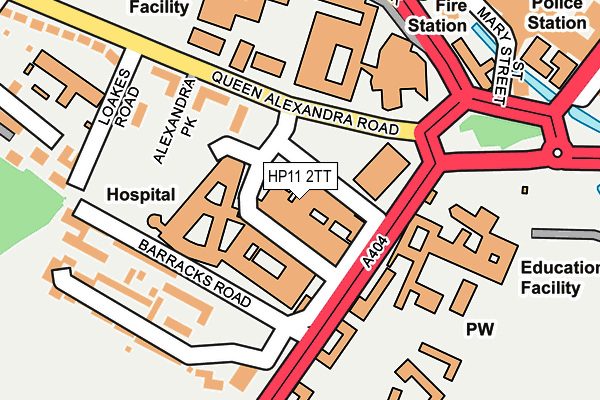 HP11 2TT map - OS OpenMap – Local (Ordnance Survey)