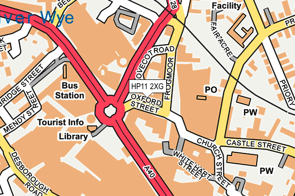 HP11 2XG map - OS OpenMap – Local (Ordnance Survey)