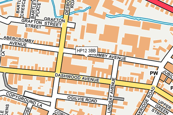 HP12 3BB map - OS OpenMap – Local (Ordnance Survey)