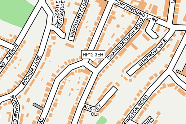 HP12 3EH map - OS OpenMap – Local (Ordnance Survey)