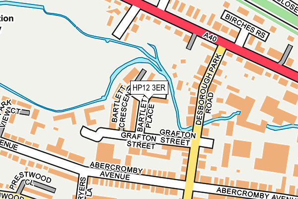 HP12 3ER map - OS OpenMap – Local (Ordnance Survey)