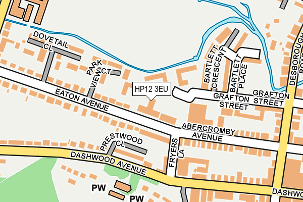 HP12 3EU map - OS OpenMap – Local (Ordnance Survey)