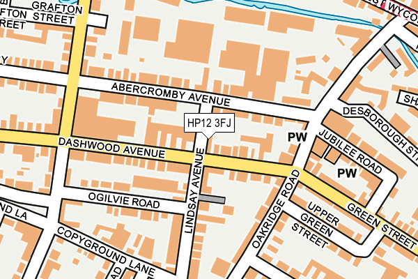 HP12 3FJ map - OS OpenMap – Local (Ordnance Survey)
