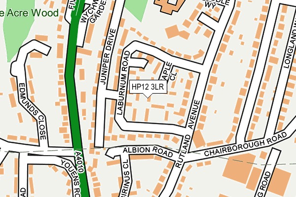 HP12 3LR map - OS OpenMap – Local (Ordnance Survey)
