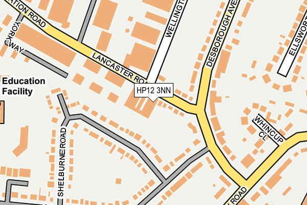 HP12 3NN map - OS OpenMap – Local (Ordnance Survey)