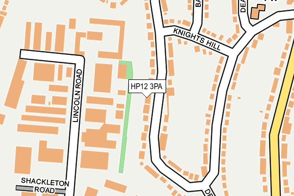 HP12 3PA map - OS OpenMap – Local (Ordnance Survey)