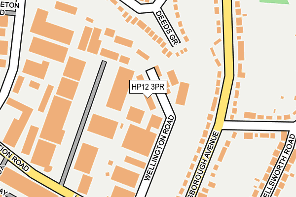 HP12 3PR map - OS OpenMap – Local (Ordnance Survey)