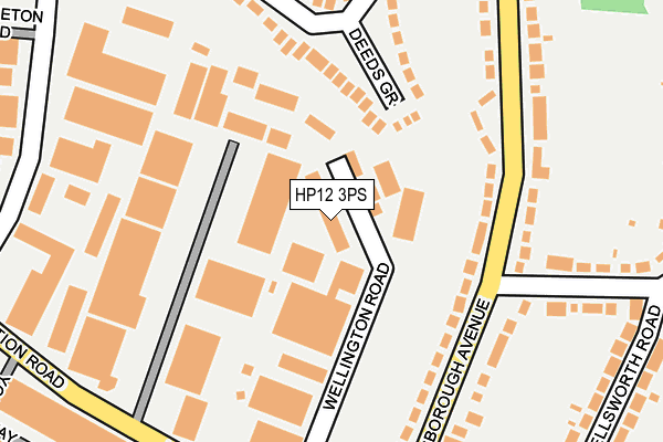 HP12 3PS map - OS OpenMap – Local (Ordnance Survey)