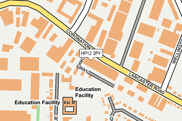 HP12 3PY map - OS OpenMap – Local (Ordnance Survey)