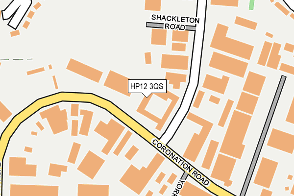 HP12 3QS map - OS OpenMap – Local (Ordnance Survey)