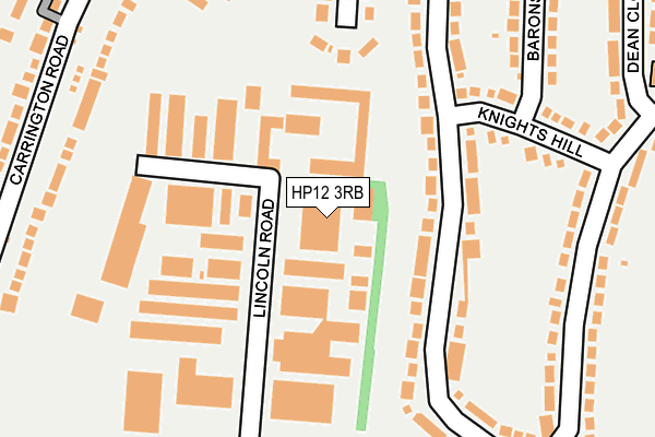 HP12 3RB map - OS OpenMap – Local (Ordnance Survey)