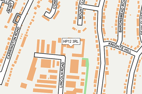 HP12 3RL map - OS OpenMap – Local (Ordnance Survey)
