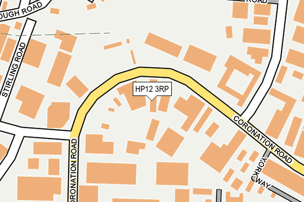 HP12 3RP map - OS OpenMap – Local (Ordnance Survey)