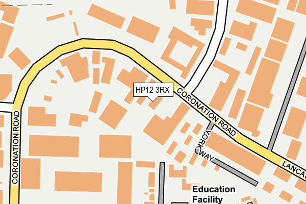 HP12 3RX map - OS OpenMap – Local (Ordnance Survey)