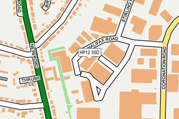 HP12 3SD map - OS OpenMap – Local (Ordnance Survey)