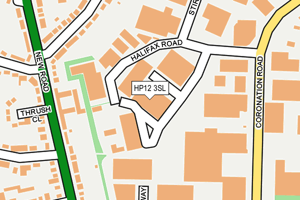 HP12 3SL map - OS OpenMap – Local (Ordnance Survey)