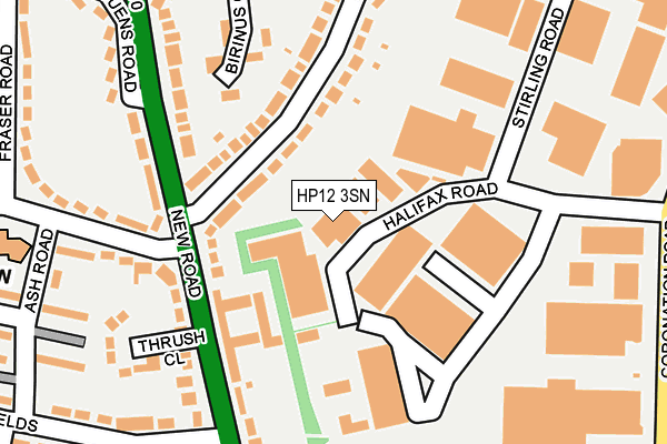 HP12 3SN map - OS OpenMap – Local (Ordnance Survey)